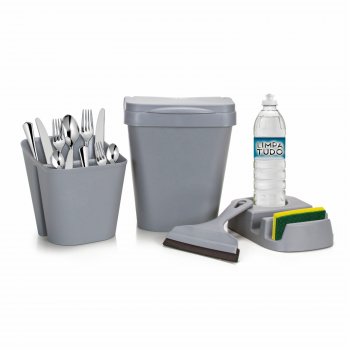 KIT COZINHA ELEGANCE COM 4 PEÇAS - 4,8L